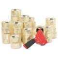 3750 Commercial Grade Packaging Tape With St-181 Pistol-grip Dispenser, 3" Core, 1.88" X 54.6 Yds, Clear, 36/carton 3750 Commercial Grade Packaging Tape With St-181 Pistol-grip Dispenser, 3" Core, 1.88" X 54.6 Yds, Clear, 36/carton