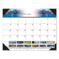 Recycled Full-color Monthly Desk Pad Calendar, Nature Photography, 22 X 17, Black Binding/corners,12-month (jan To Dec): 2022 Recycled Full-color Monthly Desk Pad Calendar, Nature Photography, 22 X 17, Black Binding/corners,12-month (jan To Dec): 2022