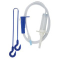 Secondary IV Administration Set MedStream Gravity Without Ports 20 Drops / mL Drip Rate Without Filter 40 Inch Tubing Solution Secondary IV Administration Set MedStream Gravity Without Ports 20 Drops / mL Drip Rate Without Filter 40 Inch Tubing Solution