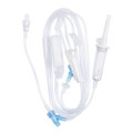 Primary IV Administration Set SafeDay 24 Hour Gravity 2 Ports 15 Drops / mL Drip Rate 0.2 Micron Filter 104 Inch Tubing Solution Without Flow Regulator