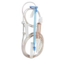 IV Pump Set Alaris Pump 2 Ports 20 Drops / mL Drip Rate Without Filter 117 Inch Tubing Solution