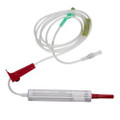 Primary IV Administration Set ICU Gravity 1 Port 10 Drops / mL Drip Rate 200 Micron Filter 80 Inch Tubing Blood
