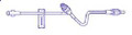 IV Extension Set Clearlink Needle-Free Port 14 Inch Tubing Sterile IV Extension Set Clearlink Needle-Free Port 14 Inch Tubing Sterile
