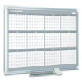 12 Month Planner, 48x36, Aluminum Frame