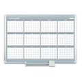 12 Month Planner, 48x36, Aluminum Frame