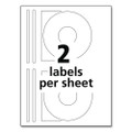 Laser Cd Labels, Matte White, 250/pack