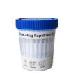 Drugs of Abuse Test Kit AMP500, BAR300, BUP10, BZO300, COC150, mAMP/MET500, MDMA500, MTD300, MOP300, OXY100, PCP25, THC50 25 Tests CLIA Waived
