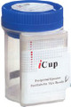 Drugs of Abuse Test Kit iCup® AMP, BAR, BZO, COC, mAMP/MET, MDMA, OPI, OXY, PPX, THC 25 Tests CLIA Non-Waived