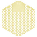 Wave 3d Urinal Deodorizer Screen, Citrus Scent, Yellow, 10/box