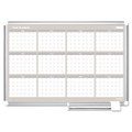 12 Month Year Planner, 36x24, Aluminum Frame 12 Month Year Planner, 36x24, Aluminum Frame