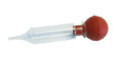 Irrigation Bulb Syringe Grafco® Rubber / Flint Glass Individually Boxed NonSterile Reusable 2 oz.