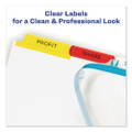 Print And Apply Index Maker Clear Label Dividers, 5 Color Tabs, Letter, 5 Sets - VISAVE11418