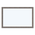 Magnetic Dry Erase Board With Rustic Frame, 35" X 23", White Surface, Brown Wood Frame Magnetic Dry Erase Board With Rustic Frame, 35" X 23", White Surface, Brown Wood Frame
