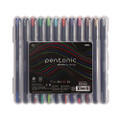 Pentonic Gel Stick Pen Set, (4) 0.6mm Fine Tip, (6) 0.7mm Fine Tip, (2) 1 Mm Medium Tip, Assorted Ink/barrel Colors, 12/pack Pentonic Gel Stick Pen Set, (4) 0.6mm Fine Tip, (6) 0.7mm Fine Tip, (2) 1 Mm Medium Tip, Assorted Ink/barrel Colors, 12/pack