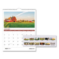 100% Recycled Farm Life Wall Calendar, 11 X 14, White/multicolor Sheets, 12-month (jan-dec): 2025