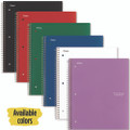 Wirebound Notebook, 1-subject, Wide/legal Rule, Randomly Assorted Cover Color, (100) 10.5 X 9.18 Sheets Wirebound Notebook, 1-subject, Wide/legal Rule, Randomly Assorted Cover Color, (100) 10.5 X 9.18 Sheets