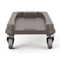 23 Gallon Resin Slim Trash Can Dolly, 11.88" X 20.78" X 6.18", Gray 23 Gallon Resin Slim Trash Can Dolly, 11.88" X 20.78" X 6.18", Gray