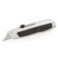 Retractable Utility Knife, 1.25" Blade, 3.5" Plastic Handle, Black/gray Retractable Utility Knife, 1.25" Blade, 3.5" Plastic Handle, Black/gray