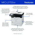 Mfc-l5710dw Business Monochrome Laser Aio Printer, Copy, Fax, Print, Scan