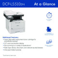 Dcp-l5510dn Business Laser Aio Printer, Copy, Print, Scan