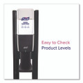 Es10 Dispenser Floor Stand With Automatic Hand Sanitizer Dispenser, 15.56 X 11.75 X 51.82, Graphite