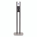 Es10 Dispenser Floor Stand With Automatic Hand Sanitizer Dispenser, 15.56 X 11.75 X 51.82, Graphite