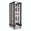 End Loader Rack For Food Boxes And Sheet Pans, 18 Rack, Plastic, 23.75" X 28.75" X 67.88", Black End Loader Rack For Food Boxes And Sheet Pans, 18 Rack, Plastic, 23.75" X 28.75" X 67.88", Black