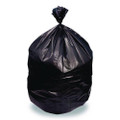 Linear Low Density Can Liners, 56 Gal, 1.5 Mil, 46' X 50", Black, 100/carton