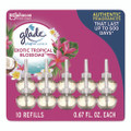 Plugin Scented Oil Refill, Exotic Tropical Blossoms, 0.67 Oz, 10/pack Plugin Scented Oil Refill, Exotic Tropical Blossoms, 0.67 Oz, 10/pack