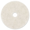 Ultra High-speed Natural Blend Floor Burnishing Pads 3300, 20" Diameter, White, 5/carton Ultra High-speed Natural Blend Floor Burnishing Pads 3300, 20" Diameter, White, 5/carton