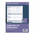 Employment Applications, One-part (no Copies), 11 X 8.38, 50 Forms/pad, 2 Pads/pack Employment Applications, One-part (no Copies), 11 X 8.38, 50 Forms/pad, 2 Pads/pack