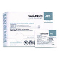 Sani-cloth Af3 Germicidal Disposable Wipes, Large, 1-ply, 8" X 5", Unscented, White, 50/pack, 10 Packs/carton