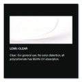 Zenon Z-lyte Safety Glasses, Scratch-resistant, Clear Plastic Frame, Clear Polycarbonate Lens
