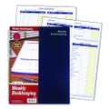 Weekly Bookkeeping Ledger, Columns Vary By Section, Royal Blue Cover, 11 X 8.5 Sheets, 56 Sheets/book