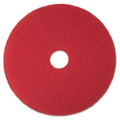 Low-speed Buffer Floor Pads 5100, 16" Diameter, Red, 5/carton Low-speed Buffer Floor Pads 5100, 16" Diameter, Red, 5/carton