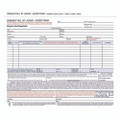 Bill Of Lading - Short Form For Up To Ten Articles, Three-part Carbonless, 8.5 X 6.94, 250 Forms Total Bill Of Lading - Short Form For Up To Ten Articles, Three-part Carbonless, 8.5 X 6.94, 250 Forms Total