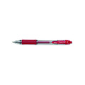 Sarasa Dry Gel X20 Gel Pen, Retractable, Bold 1 Mm, Red Ink, Clear/red Barrel, Dozen