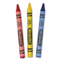 Washable Crayons, Blue, Red, Yellow 3/pack, 360 Packs/carton