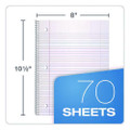 Coil-lock Wirebound Notebooks, 3-hole Punched, 1-subject, Medium/college Rule, Randomly Assorted Covers, (70) 10.5 X 8 Sheets
