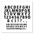 Poster And Bulletin Board Vinyl Letters And Numbers, Black, 1" And 2"h, 250/pack