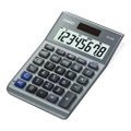Ms80b 8-digit Battery And Solar Basic Calculator, Lcd, Silver