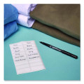 No-iron Fabric Labels, 0.5 X 1.75, White, 18/sheet, 3 Sheets/pack