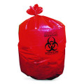 Healthcare Biohazard Printed Low-density Can Liners, Infectious Waste, 30 Gal, 3 Mil, 30" X 43", Red, 100/carton