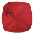 Healthcare Biohazard Printed Low-density Can Liners, Infectious Waste, 30 Gal, 3 Mil, 30" X 43", Red, 100/carton