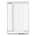 Matrix Employee In/out Board, Vertical, 36-person Tracking, 34" X 23", White Surface, Satin Aluminum Frame Matrix Employee In/out Board, Vertical, 36-person Tracking, 34" X 23", White Surface, Satin Aluminum Frame