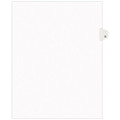 Preprinted Legal Exhibit Side Tab Index Dividers, Avery Style, 26-tab, G, 11 X 8.5, White, 25/set, (1407)