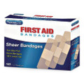 Adhesive Plastic Bandages, 1 X 3, 100/box