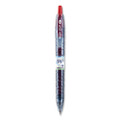 B2p Bottle-2-pen Recycled Ballpoint Pen, Retractable, Fine 0.7 Mm, Red Ink, Translucent Blue Barrel, Dozen B2p Bottle-2-pen Recycled Ballpoint Pen, Retractable, Fine 0.7 Mm, Red Ink, Translucent Blue Barrel, Dozen