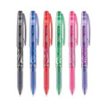 Frixion Ball Erasable Gel Pen, Stick, Extra-fine 0.5 Mm, Assorted Ink And Barrel Colors, 6/pack