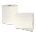 Recycled Hardwound Paper Towels, 1-ply, 7.87" X 900 Ft, White, 6 Rolls/carton